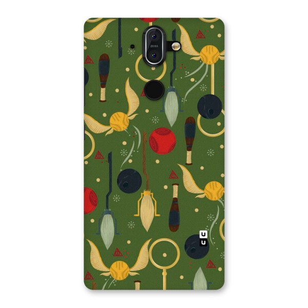 Flying Ball Pattern Back Case for Nokia 8 Sirocco