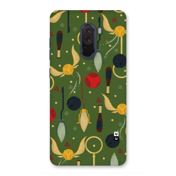 Flying Ball Pattern Back Case for Poco F1