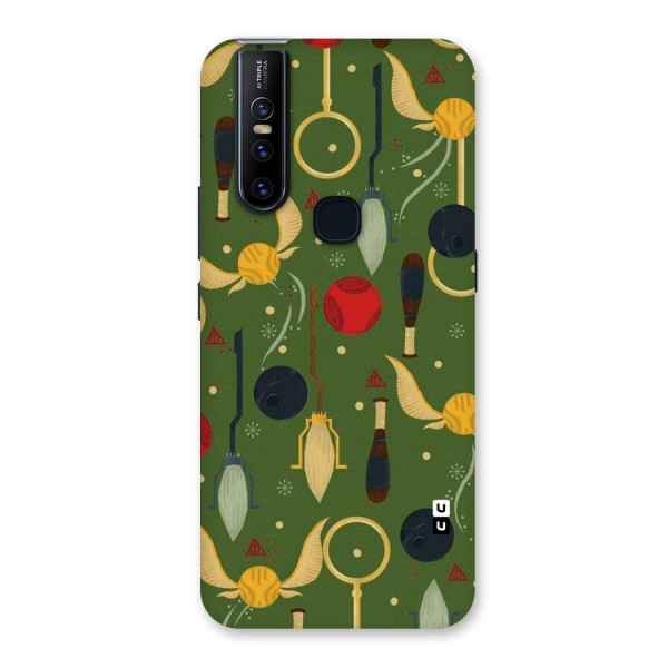 Flying Ball Pattern Back Case for Vivo V15