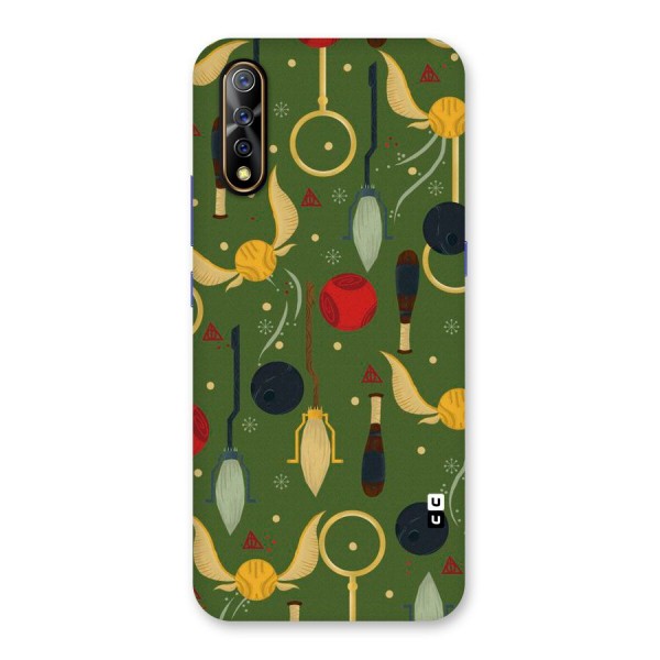 Flying Ball Pattern Back Case for Vivo Z1x