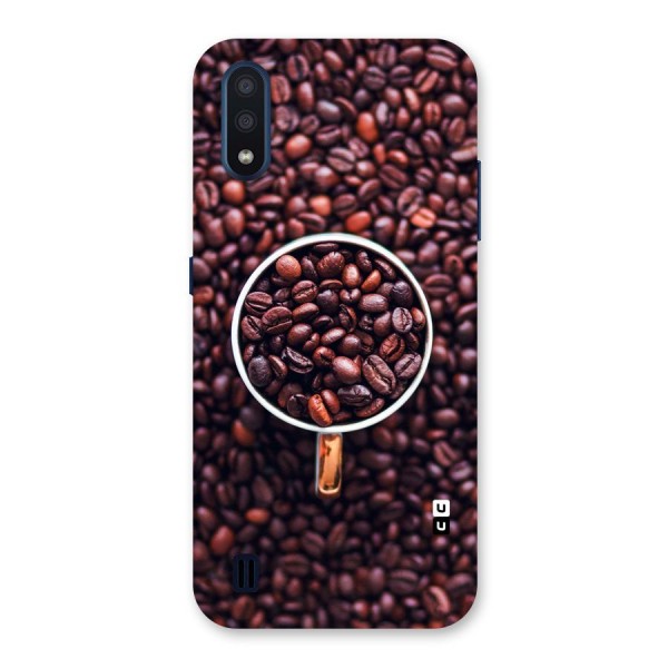 Focus Coffee Beans Back Case for Galaxy M01