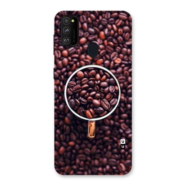 Focus Coffee Beans Back Case for Galaxy M21