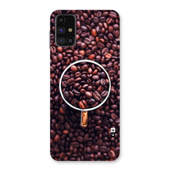 Focus Coffee Beans Back Case for Galaxy M31s