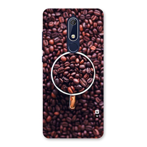 Focus Coffee Beans Back Case for Nokia 5.1