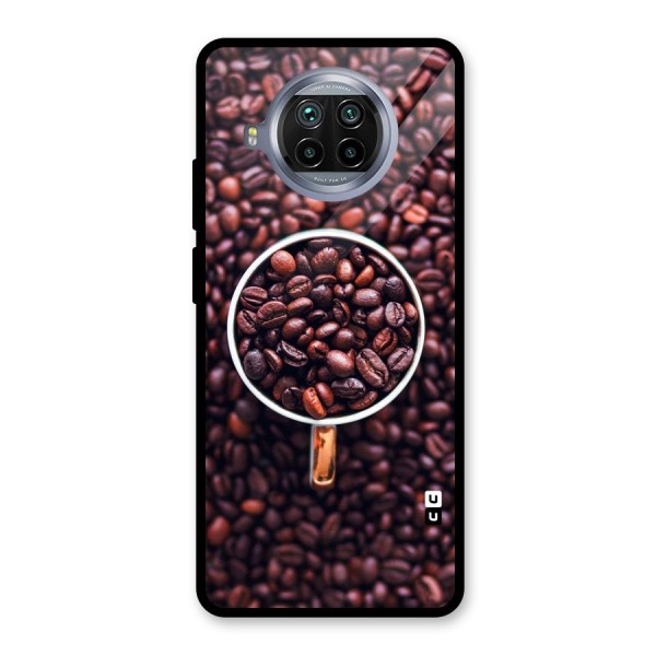 Focus Coffee Beans Glass Back Case for Mi 10i