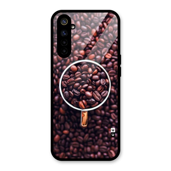 Focus Coffee Beans Glass Back Case for Realme 6