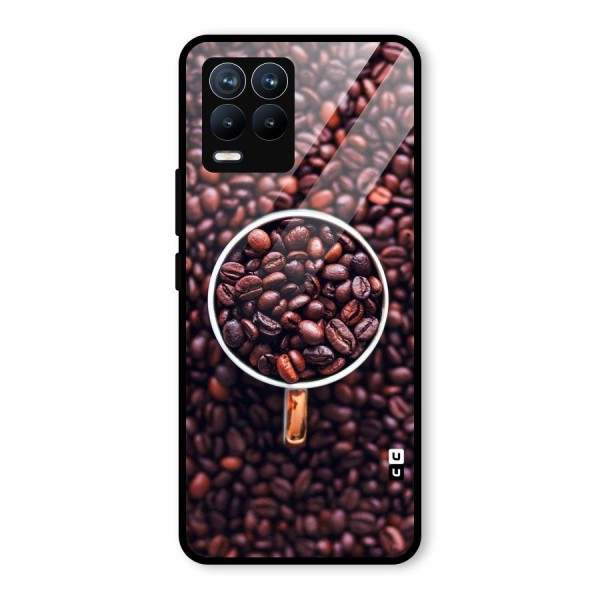 Focus Coffee Beans Glass Back Case for Realme 8