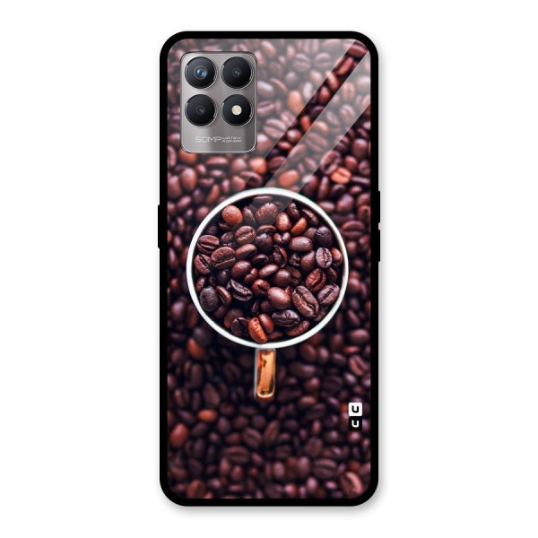 Focus Coffee Beans Glass Back Case for Realme 8i