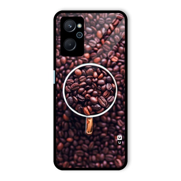 Focus Coffee Beans Glass Back Case for Realme 9i