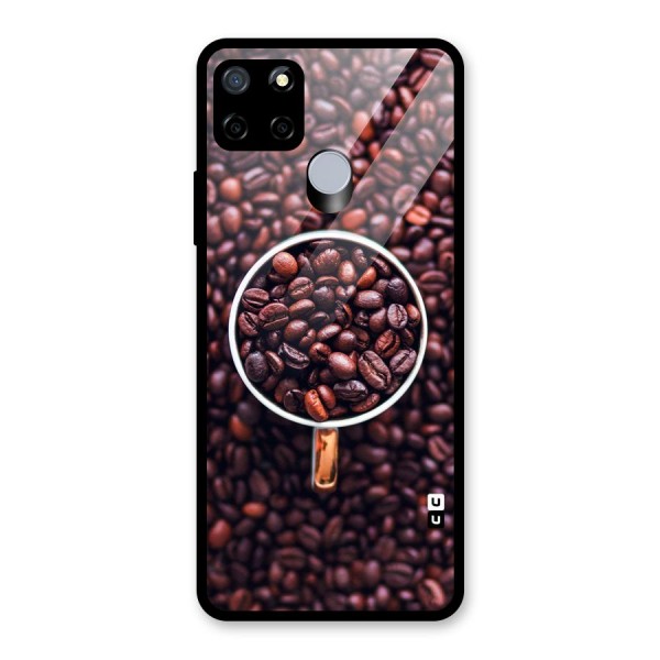 Focus Coffee Beans Glass Back Case for Realme C12