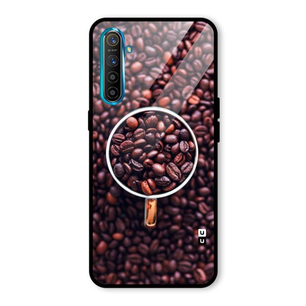 Focus Coffee Beans Glass Back Case for Realme XT