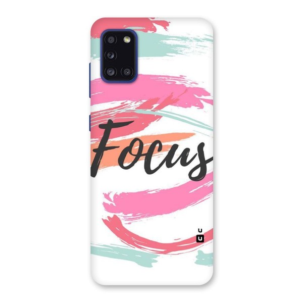 Focus Colours Back Case for Galaxy A31