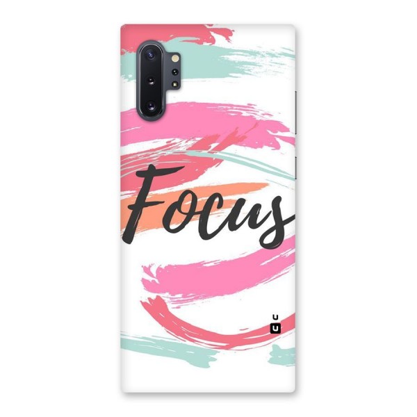 Focus Colours Back Case for Galaxy Note 10 Plus