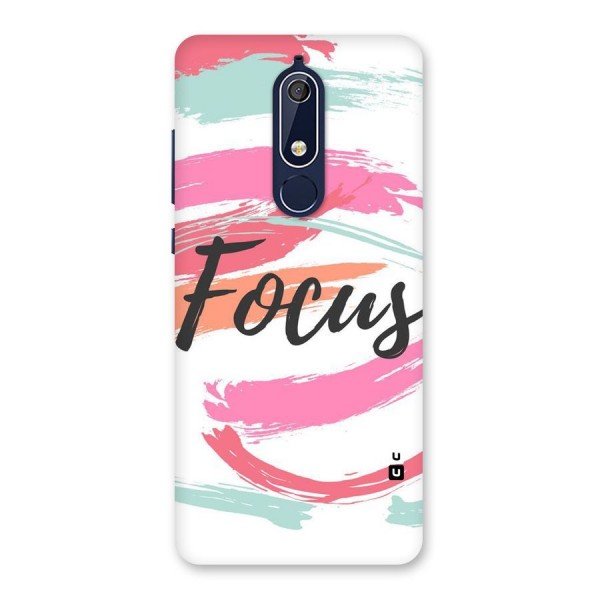 Focus Colours Back Case for Nokia 5.1