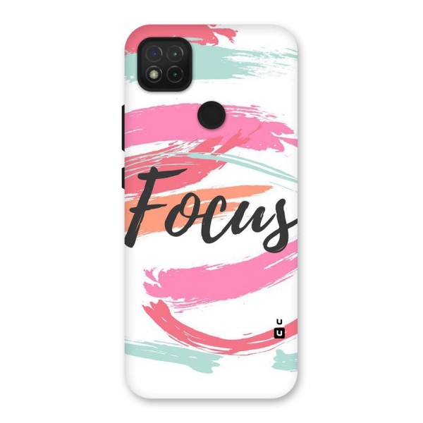 Focus Colours Back Case for Redmi 9C