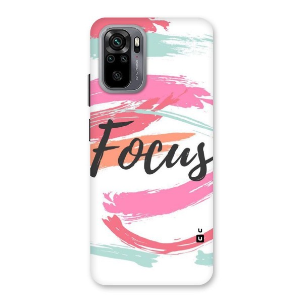 Focus Colours Back Case for Redmi Note 10