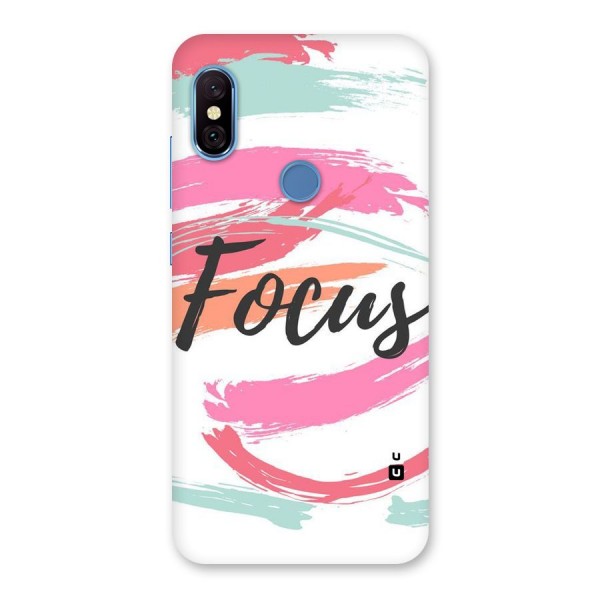 Focus Colours Back Case for Redmi Note 6 Pro