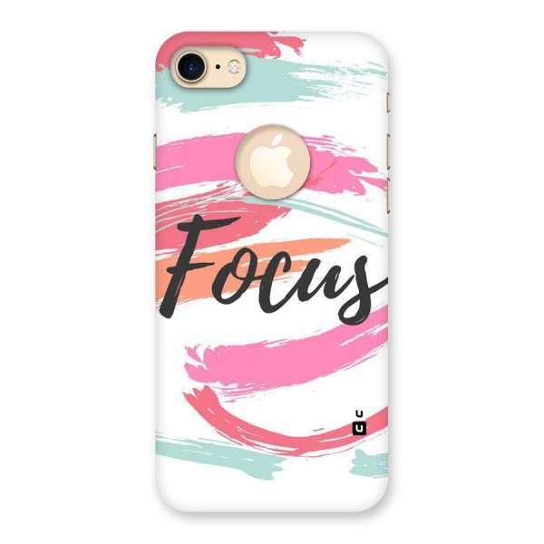 Focus Colours Back Case for iPhone 8 Logo Cut