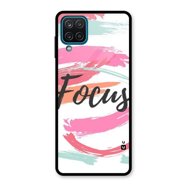 Focus Colours Glass Back Case for Galaxy A12