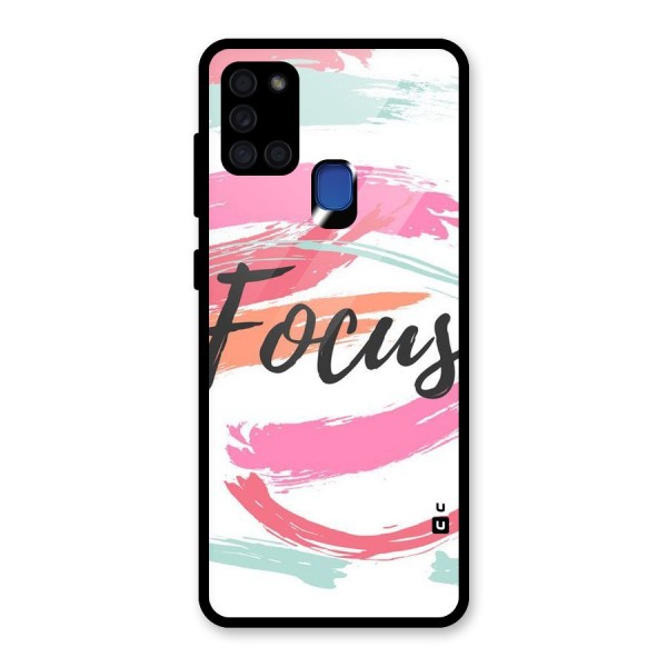 Focus Colours Glass Back Case for Galaxy A21s