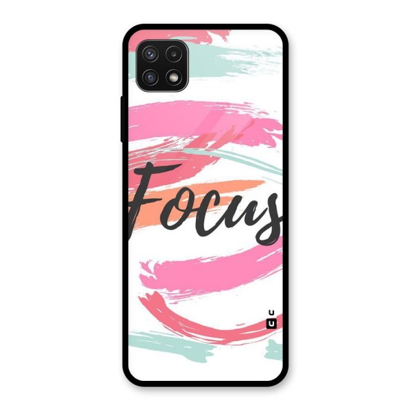 Focus Colours Glass Back Case for Galaxy A22 5G