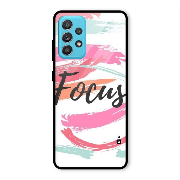 Focus Colours Glass Back Case for Galaxy A52s 5G