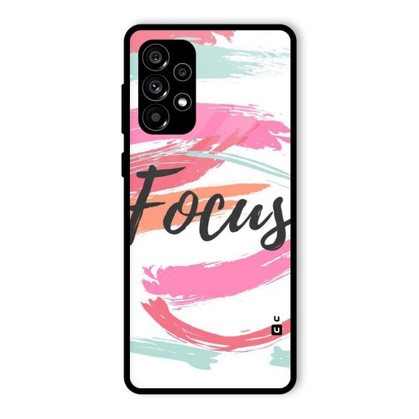 Focus Colours Glass Back Case for Galaxy A73 5G