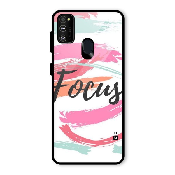 Focus Colours Glass Back Case for Galaxy M21