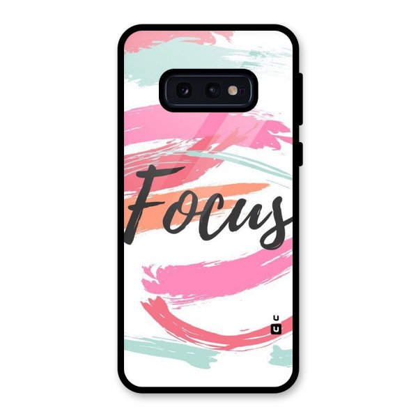 Focus Colours Glass Back Case for Galaxy S10e