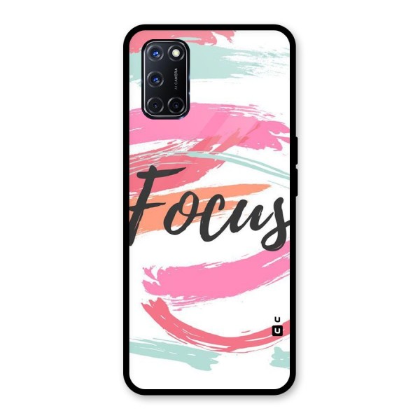 Focus Colours Glass Back Case for Oppo A52