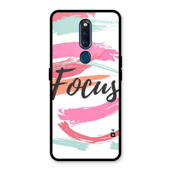 Focus Colours Glass Back Case for Oppo F11 Pro