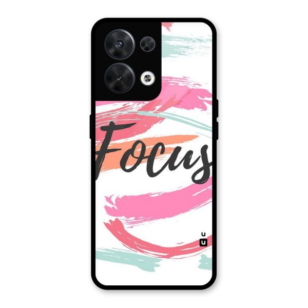 Focus Colours Glass Back Case for Oppo Reno8 5G