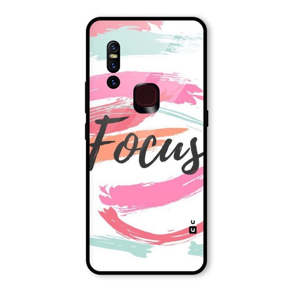 Focus Colours Glass Back Case for Vivo V15