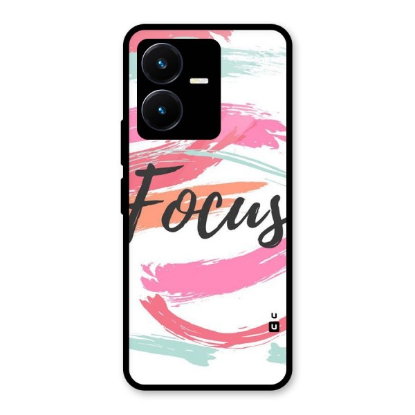 Focus Colours Glass Back Case for Vivo Y22