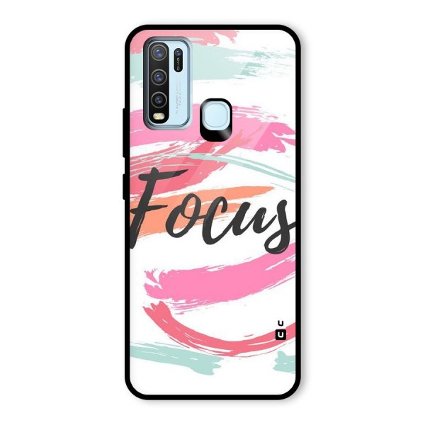 Focus Colours Glass Back Case for Vivo Y30