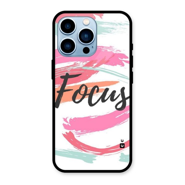 Focus Colours Glass Back Case for iPhone 13 Pro