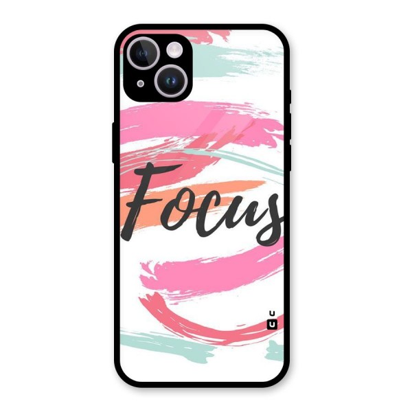 Focus Colours Glass Back Case for iPhone 14 Plus