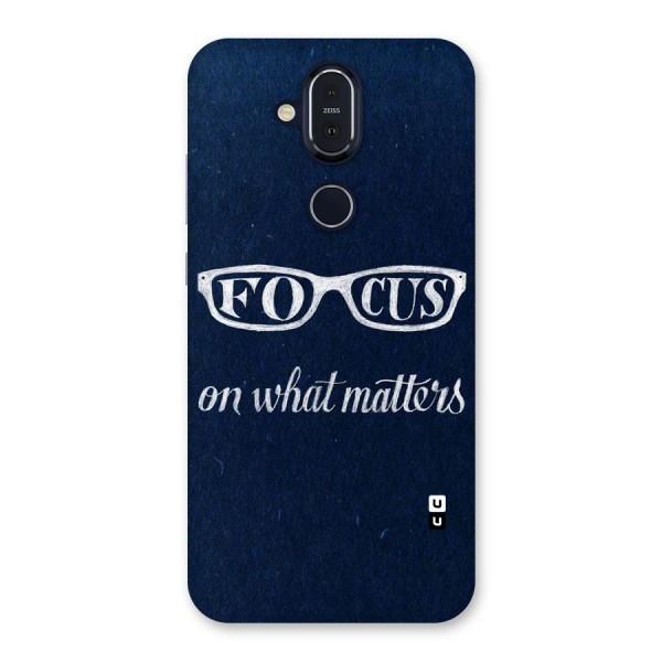 Focus Matters Back Case for Nokia 8.1