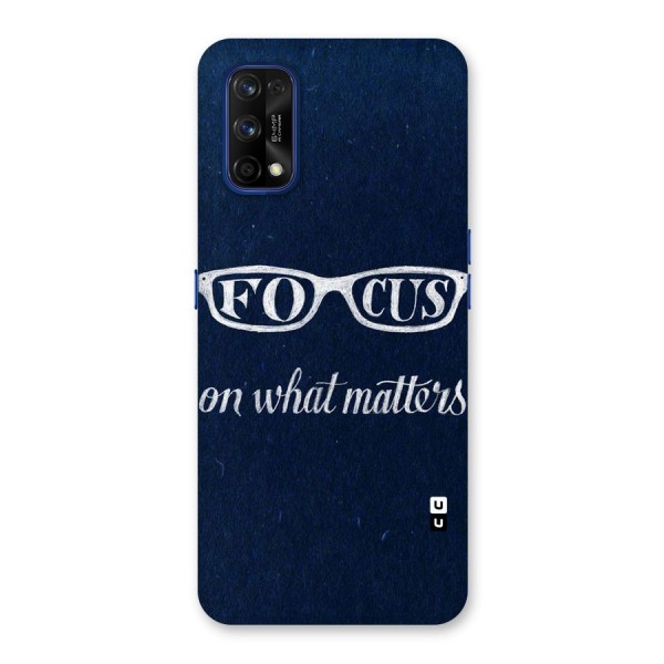 Focus Matters Back Case for Realme 7 Pro