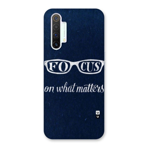 Focus Matters Back Case for Realme X3 SuperZoom