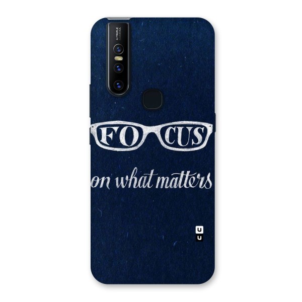 Focus Matters Back Case for Vivo V15