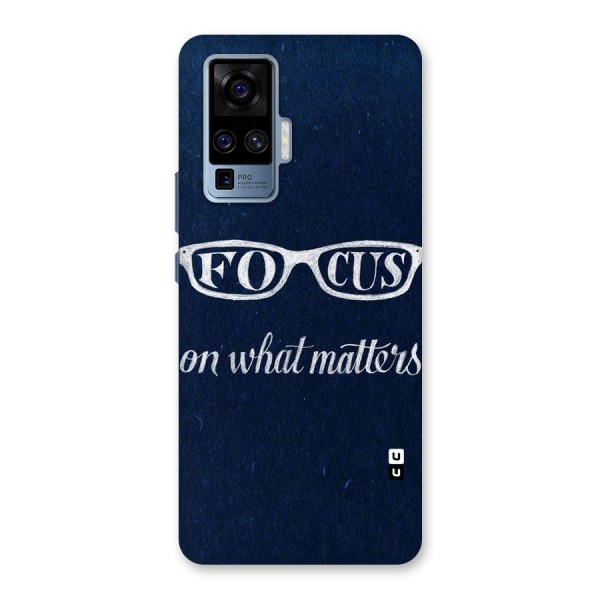 Focus Matters Back Case for Vivo X50 Pro