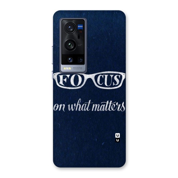 Focus Matters Back Case for Vivo X60 Pro Plus