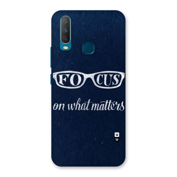 Focus Matters Back Case for Vivo Y15