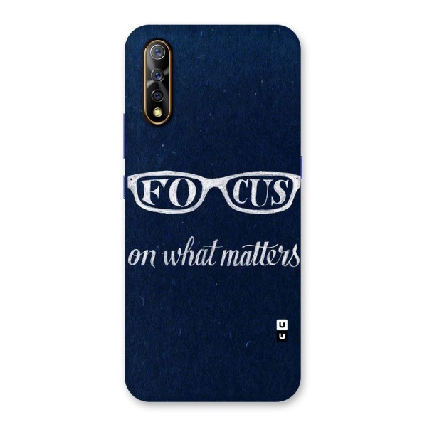 Focus Matters Back Case for Vivo Z1x