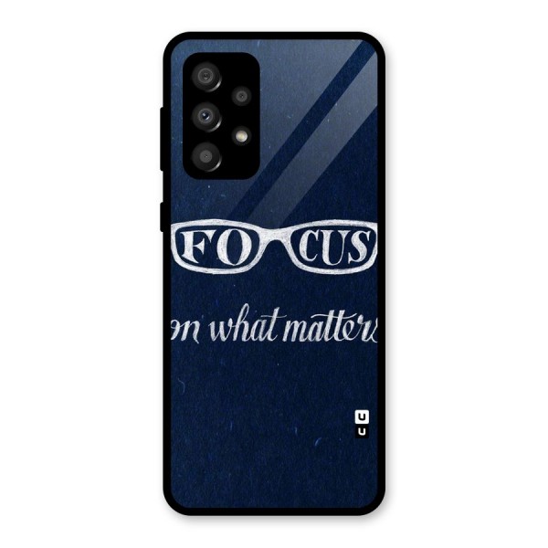 Focus Matters Glass Back Case for Galaxy A32