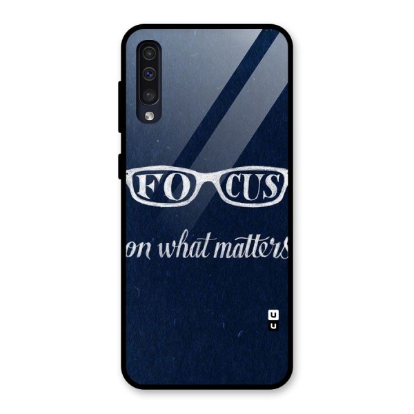 Focus Matters Glass Back Case for Galaxy A50s