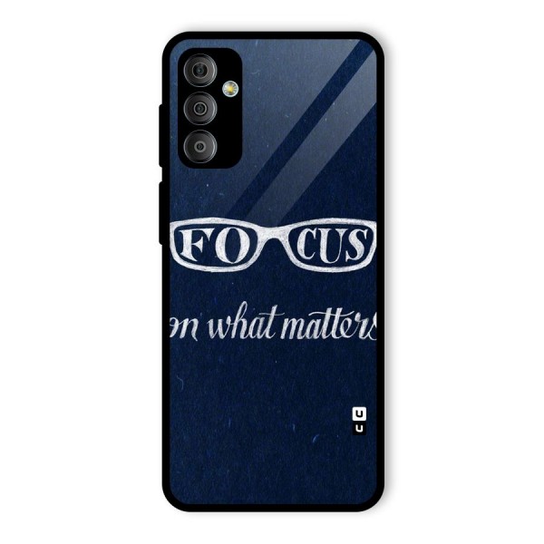 Focus Matters Glass Back Case for Galaxy F23