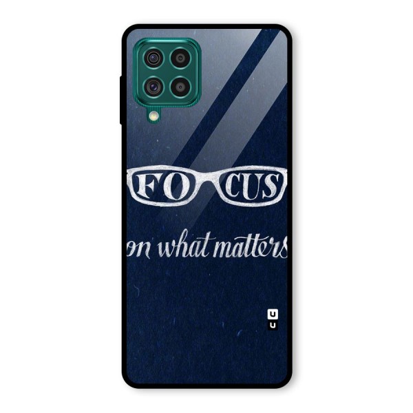 Focus Matters Glass Back Case for Galaxy F62