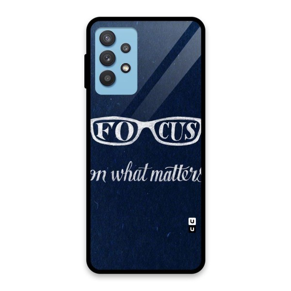 Focus Matters Glass Back Case for Galaxy M32 5G